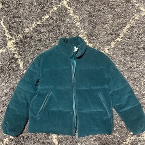 Topman Teal Corduroy Jacket